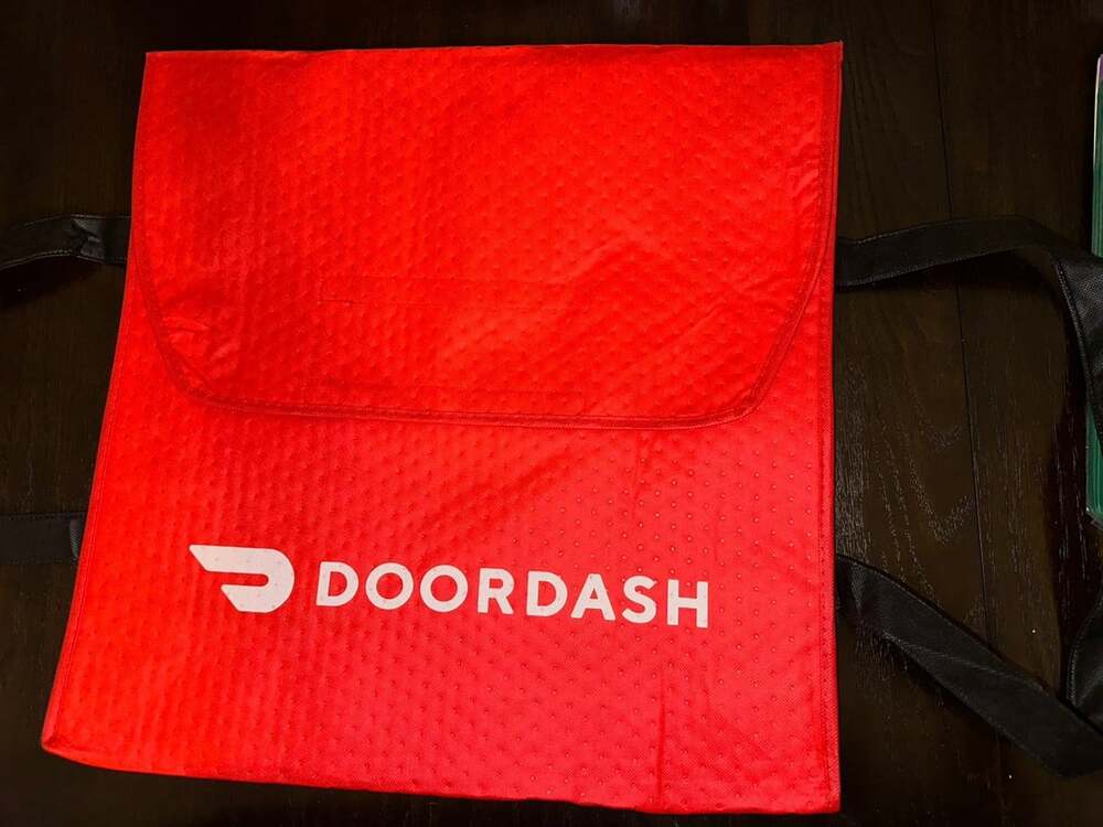 Large Insulated Pizza Food DoorDash Delivery Bag 19x19x5" New 🍕